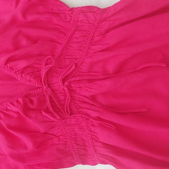 UNIVERSAL THREAD Pink Peasant Sleeve Women's Dress NWT - Picture 8 of 9